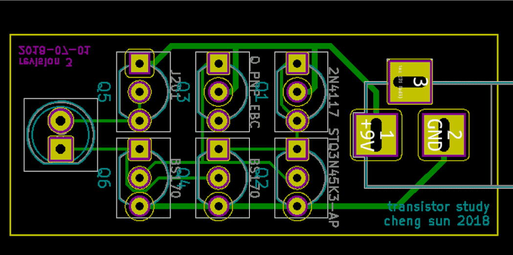 LED flasher PCB layout